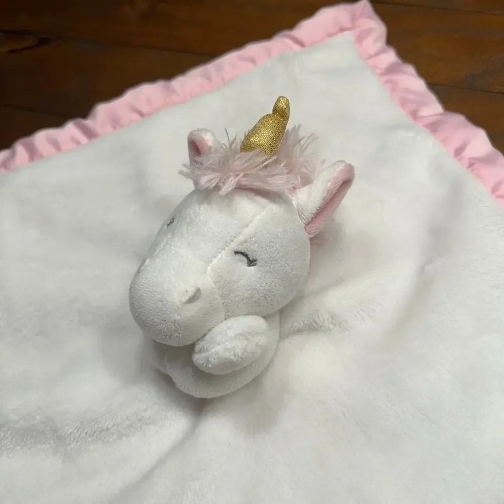 Carters Magical White PInk Unicorn Lovey | Baby Nursery Girls Replacement Plush